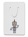 Cute Robot Male Aluminum Paper Clip Bookmark by TooLoud-Bookmark-TooLoud-White-Davson Sales