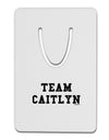 Team Caitlyn Aluminum Paper Clip Bookmark-Bookmark-TooLoud-White-Davson Sales