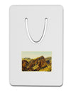 Arizona Mountains Watercolor Aluminum Paper Clip Bookmark-Bookmark-TooLoud-White-Davson Sales