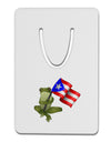 Coqui Holding Flag Aluminum Paper Clip Bookmark-Bookmark-TooLoud-White-Davson Sales