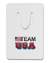 Sporty Team USA Aluminum Paper Clip Bookmark-Bookmark-TooLoud-White-Davson Sales