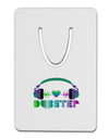 Heart Dubstep Aluminum Paper Clip Bookmark-Bookmark-TooLoud-White-Davson Sales