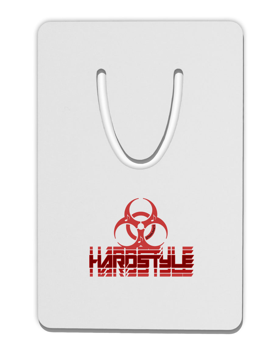 Hardstyle Biohazard Aluminum Paper Clip Bookmark-Bookmark-TooLoud-White-Davson Sales