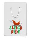 Sleigh Ride Color Aluminum Paper Clip Bookmark-Bookmark-TooLoud-White-Davson Sales