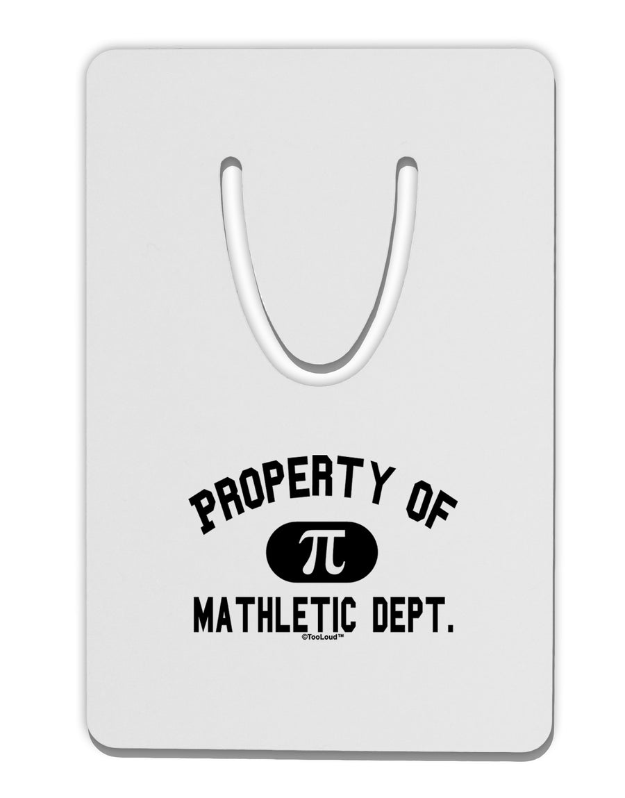 Mathletic Department Aluminum Paper Clip Bookmark by TooLoud-Bookmark-TooLoud-White-Davson Sales