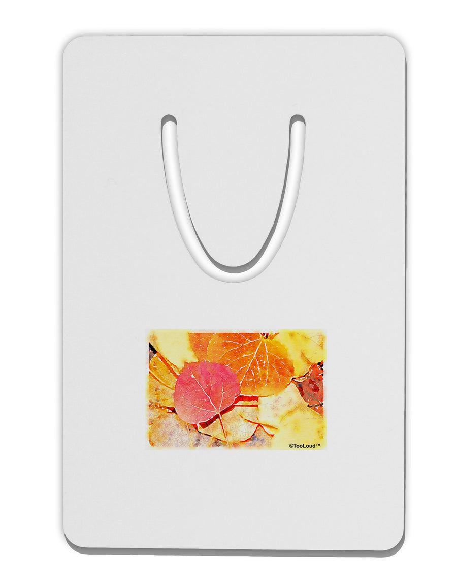 Colorado - Autumn WaterColor Aluminum Paper Clip Bookmark-Bookmark-TooLoud-White-Davson Sales