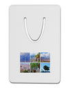 Palm Springs Square Collage Aluminum Paper Clip Bookmark-Bookmark-TooLoud-White-Davson Sales