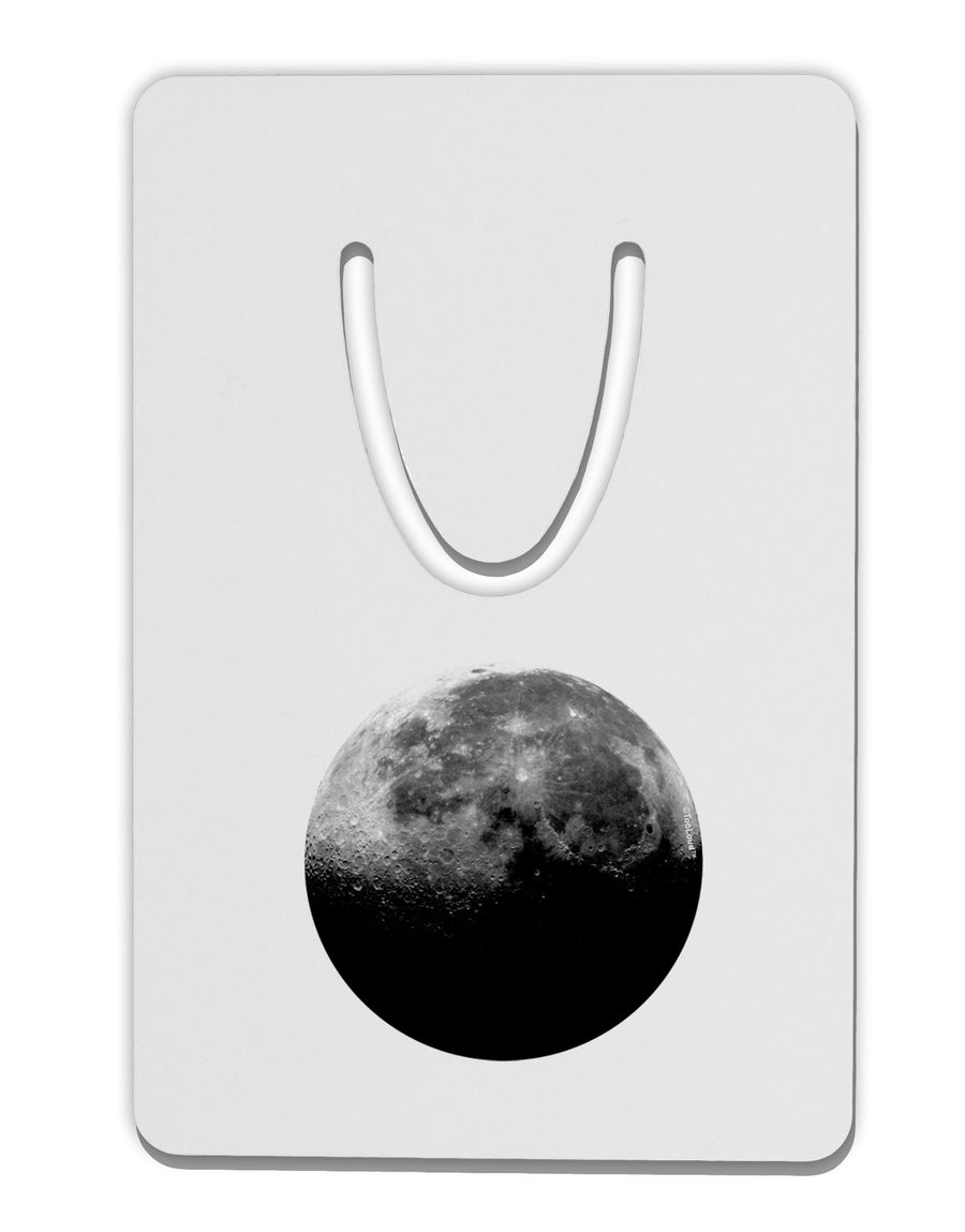 Moon of Earth Aluminum Paper Clip Bookmark-Bookmark-TooLoud-White-Davson Sales