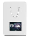 TooLoud What We Think Buddha Aluminum Paper Clip Bookmark-Bookmark-TooLoud-White-Davson Sales