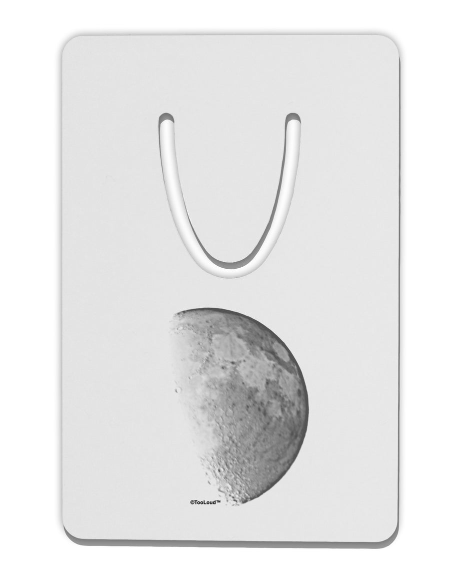 Moon Shadow Aluminum Paper Clip Bookmark-Bookmark-TooLoud-White-Davson Sales