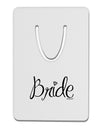 Bride Design - Diamond Aluminum Paper Clip Bookmark-Bookmark-TooLoud-White-Davson Sales