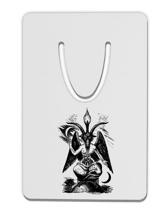 Baphomet Illustration Aluminum Paper Clip Bookmark by TooLoud-TooLoud-White-Davson Sales