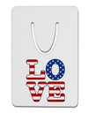 American Love Design Aluminum Paper Clip Bookmark by TooLoud-Bookmark-TooLoud-White-Davson Sales
