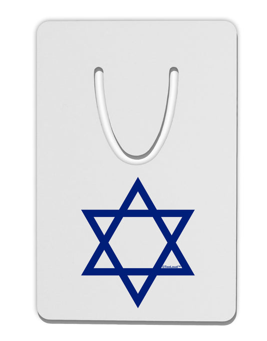 Jewish Star of David Aluminum Paper Clip Bookmark by TooLoud-Bookmark-TooLoud-White-Davson Sales