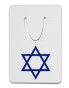 Jewish Star of David Aluminum Paper Clip Bookmark by TooLoud-Bookmark-TooLoud-White-Davson Sales