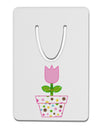 Easter Tulip Design - Pink Aluminum Paper Clip Bookmark by TooLoud-Bookmark-TooLoud-White-Davson Sales