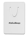 Hashtag JeSuisBacon Aluminum Paper Clip Bookmark-Bookmark-TooLoud-White-Davson Sales