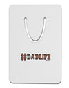 Hashtag Dadlife Aluminum Paper Clip Bookmark by TooLoud-Bookmark-TooLoud-White-Davson Sales