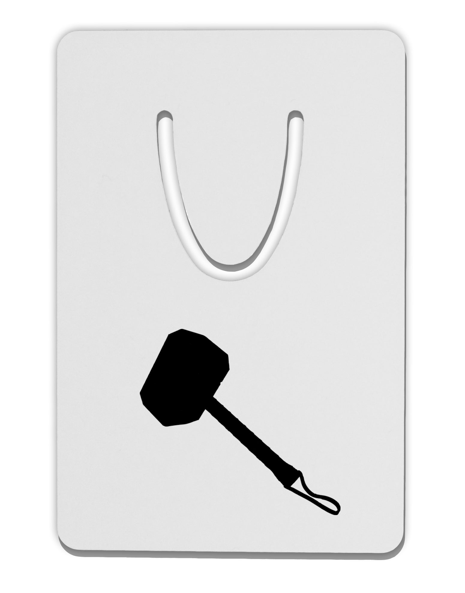 Thors Hammer Nordic Runes Lucky Odin Mjolnir Valhalla Aluminum Paper Clip Bookmark by TooLoud-TooLoud-White-Davson Sales