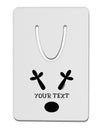 Personalized Matching Reindeer Family Design - Your Text Aluminum Paper Clip Bookmark-Bookmark-TooLoud-White-Davson Sales