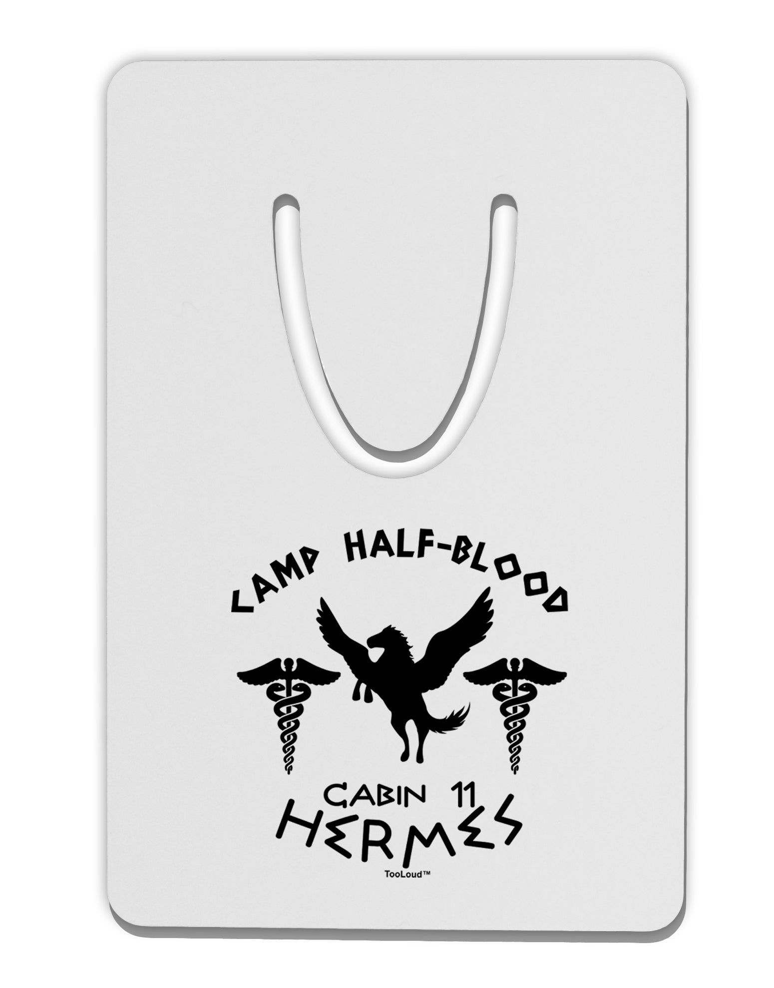 Camp Half Blood Cabin 11 Hermes Aluminum Paper Clip Bookmark by TooLoud-Bookmark-TooLoud-White-Davson Sales