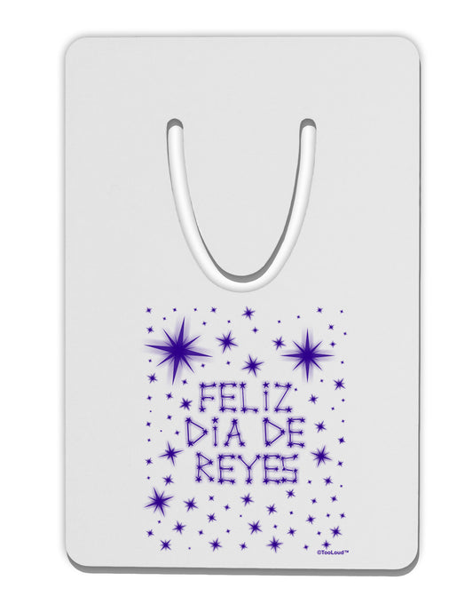 Feliz Dia de Reyes - Estrellas Brillantes Aluminum Paper Clip Bookmark by TooLoud-Bookmark-TooLoud-White-Davson Sales