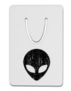 Extraterrestrial Face - Alien Distressed Aluminum Paper Clip Bookmark by TooLoud-Bookmark-TooLoud-White-Davson Sales