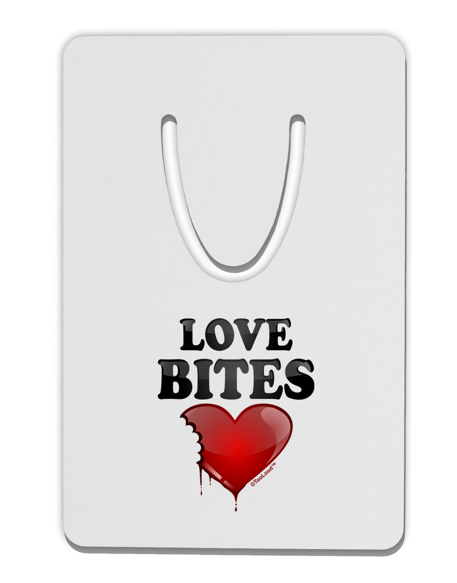 Love Bites Aluminum Paper Clip Bookmark-Bookmark-TooLoud-White-Davson Sales