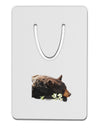 Laying Black Bear Cutout Aluminum Paper Clip Bookmark-Bookmark-TooLoud-White-Davson Sales