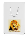 Lion Watercolor 4 Aluminum Paper Clip Bookmark-Bookmark-TooLoud-White-Davson Sales