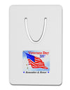 Veterans Day 2015 WaterColor Aluminum Paper Clip Bookmark-Bookmark-TooLoud-White-Davson Sales