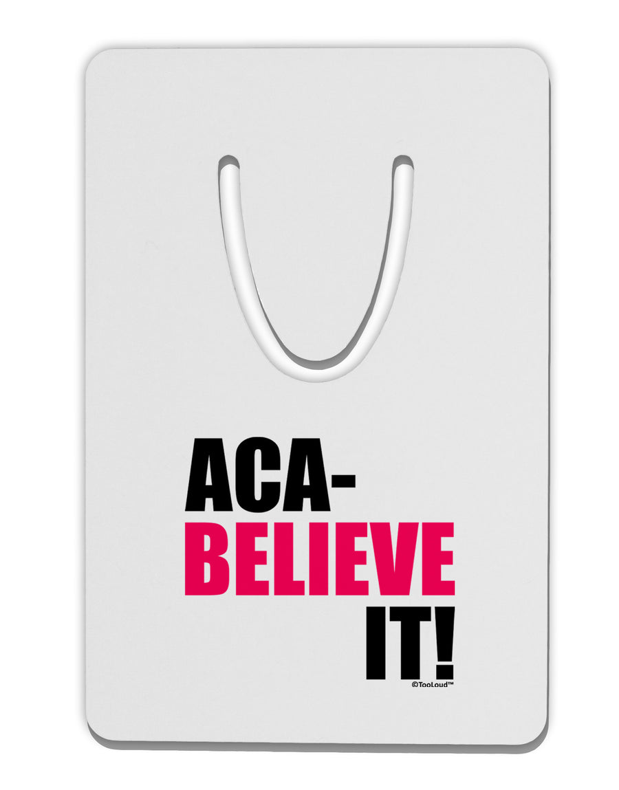 Aca Believe It Aluminum Paper Clip Bookmark