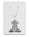 Let's Get Sheet Faced Aluminum Paper Clip Bookmark by TooLoud-Bookmark-TooLoud-White-Davson Sales