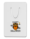 Owl Orange Text Aluminum Paper Clip Bookmark-Bookmark-TooLoud-White-Davson Sales