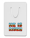 He Is Risen - Easter - Sunrise Letters Aluminum Paper Clip Bookmark by TooLoud-Bookmark-TooLoud-White-Davson Sales