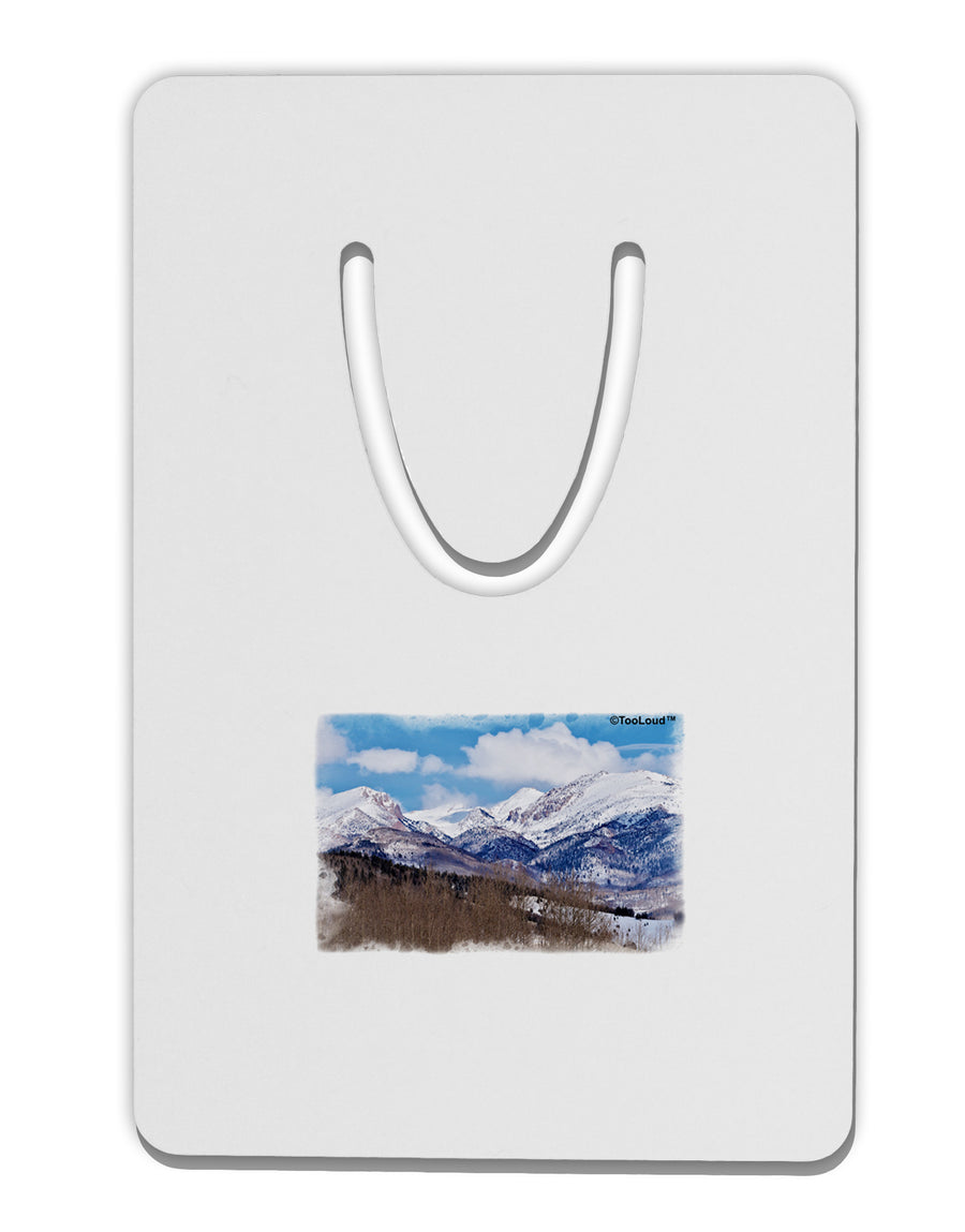 Pikes Peak Aluminum Paper Clip Bookmark-Bookmark-TooLoud-White-Davson Sales