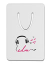 EDM Cord Pink Aluminum Paper Clip Bookmark-Bookmark-TooLoud-White-Davson Sales