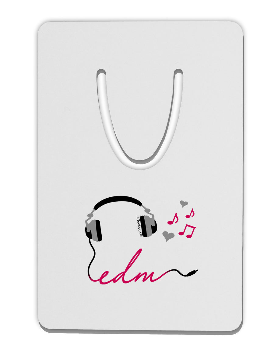 EDM Cord Pink Aluminum Paper Clip Bookmark-Bookmark-TooLoud-White-Davson Sales