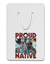 Proud Native American Aluminum Paper Clip Bookmark-Bookmark-TooLoud-White-Davson Sales