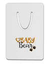 Baby Bear Paws Aluminum Paper Clip Bookmark-Bookmark-TooLoud-White-Davson Sales