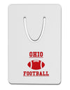 Ohio Football Aluminum Paper Clip Bookmark by TooLoud-TooLoud-White-Davson Sales