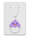 Cute Hatching Chick - Purple Aluminum Paper Clip Bookmark by TooLoud-Bookmark-TooLoud-White-Davson Sales