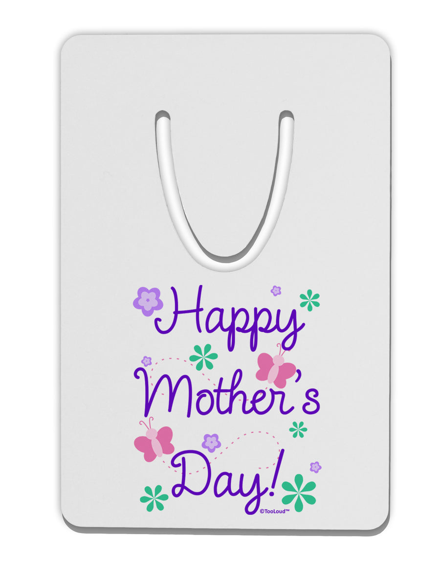 Happy Mother's Day Design Aluminum Paper Clip Bookmark by TooLoud-Bookmark-TooLoud-White-Davson Sales