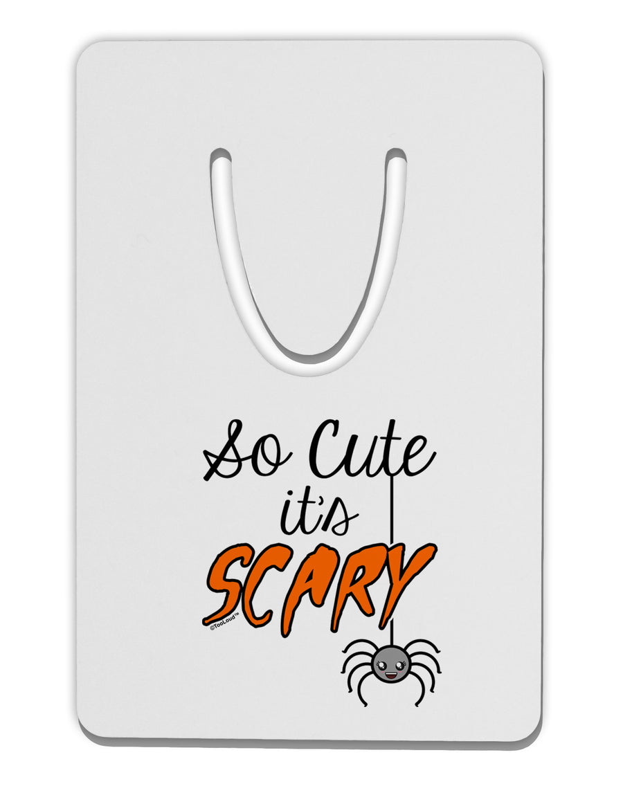 So Cute It's Scary Aluminum Paper Clip Bookmark by TooLoud-Bookmark-TooLoud-White-Davson Sales