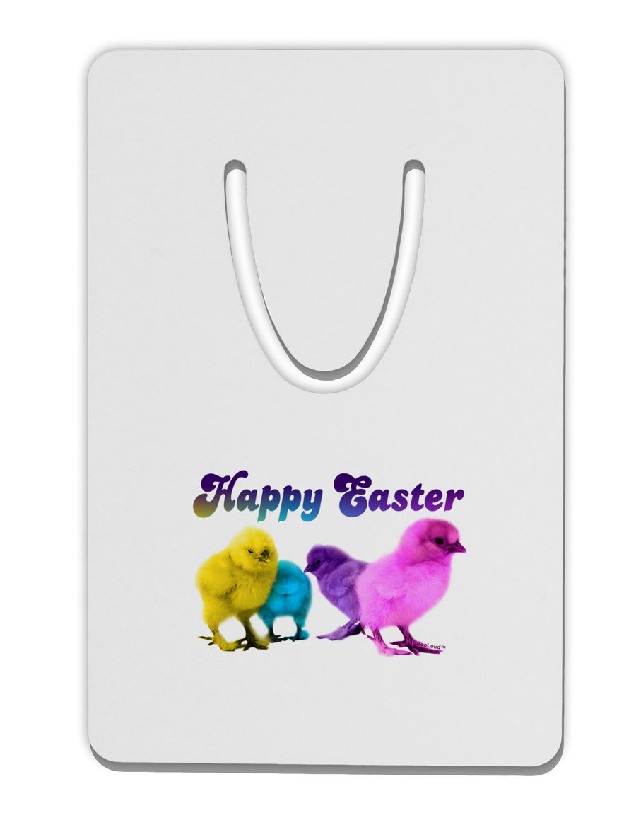 Happy Easter Peepers Aluminum Paper Clip Bookmark-Bookmark-TooLoud-Davson Sales