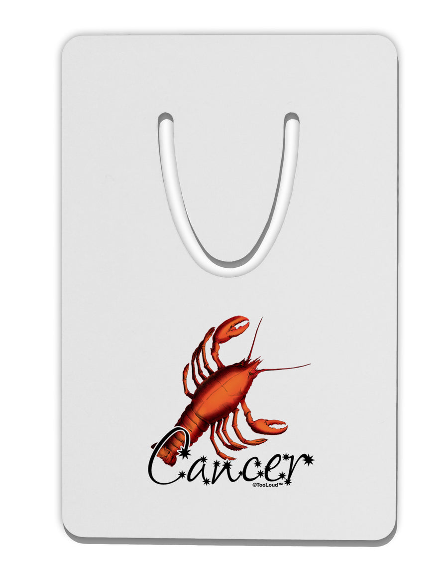 Cancer Color Illustration Aluminum Paper Clip Bookmark-Bookmark-TooLoud-White-Davson Sales