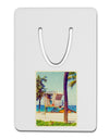 Lifeguard Station Watercolor Aluminum Paper Clip Bookmark-Bookmark-TooLoud-White-Davson Sales