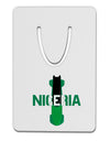 Nigeria Bobsled Aluminum Paper Clip Bookmark by TooLoud