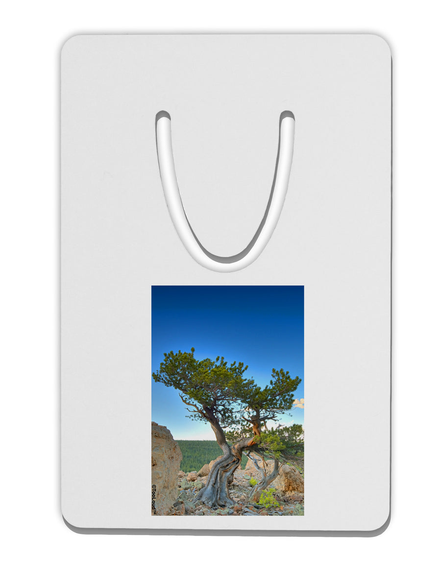 Colorado Landscape Tree Aluminum Paper Clip Bookmark-Bookmark-TooLoud-White-Davson Sales