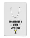 White Wine For Christmas Aluminum Paper Clip Bookmark-Bookmark-TooLoud-White-Davson Sales